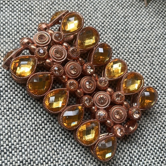 ✨ Y2K Vintage Rose Gold and Rhinestone Stretchy Bracelet ✨ - Picture 14 of 17